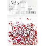 JNBS Round Flatback Rhinestone Siam Red