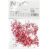 JNBS Round Flatback Rhinestone Siam Red