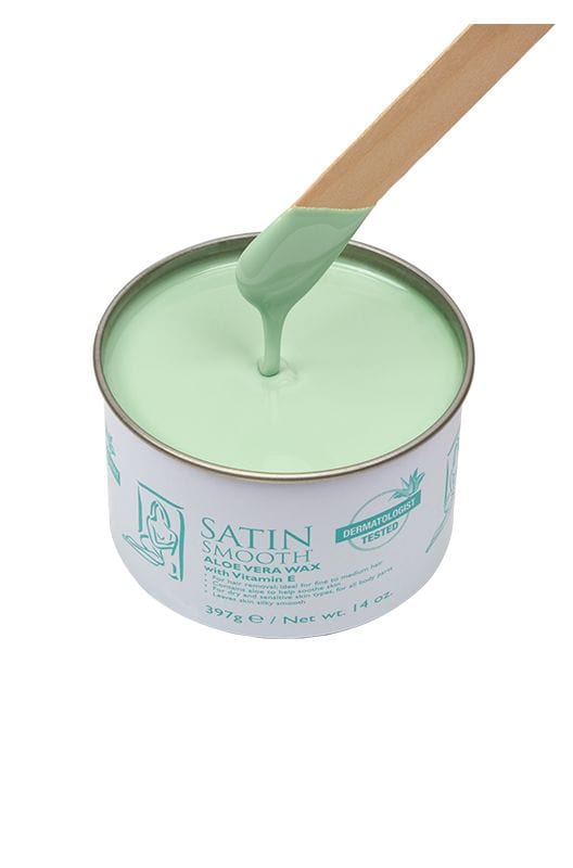 Satin Smooth - Soft Wax #Aloe Vera Vitamin E Thin Film (14oz) - Jessica Nail & Beauty Supply - Canada Nail Beauty Supply - Soft Wax