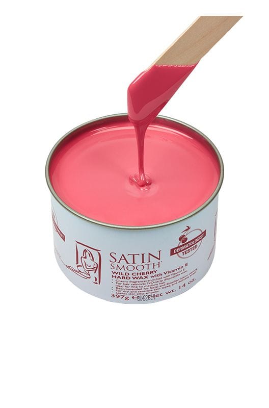 Satin Smooth - Hard Wax #Wild Cherry Thin Film (14oz) - Jessica Nail & Beauty Supply - Canada Nail Beauty Supply - Hard Wax