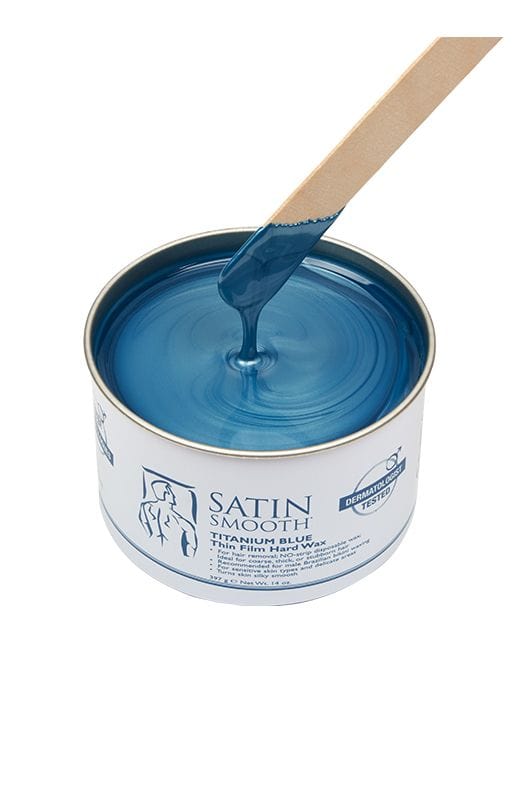 Satin Smooth - Hard Wax #Titanium Blue Thin Film (14oz) - Jessica Nail & Beauty Supply - Canada Nail Beauty Supply - Hard Wax