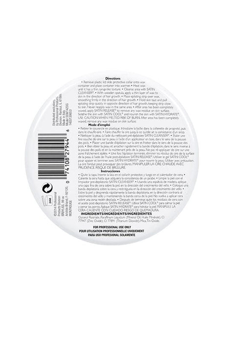 Satin Smooth - Soft Wax #Ultra Sensitive Zinc Oxide Wax(14 oz) - Jessica Nail & Beauty Supply - Canada Nail Beauty Supply - Soft Wax
