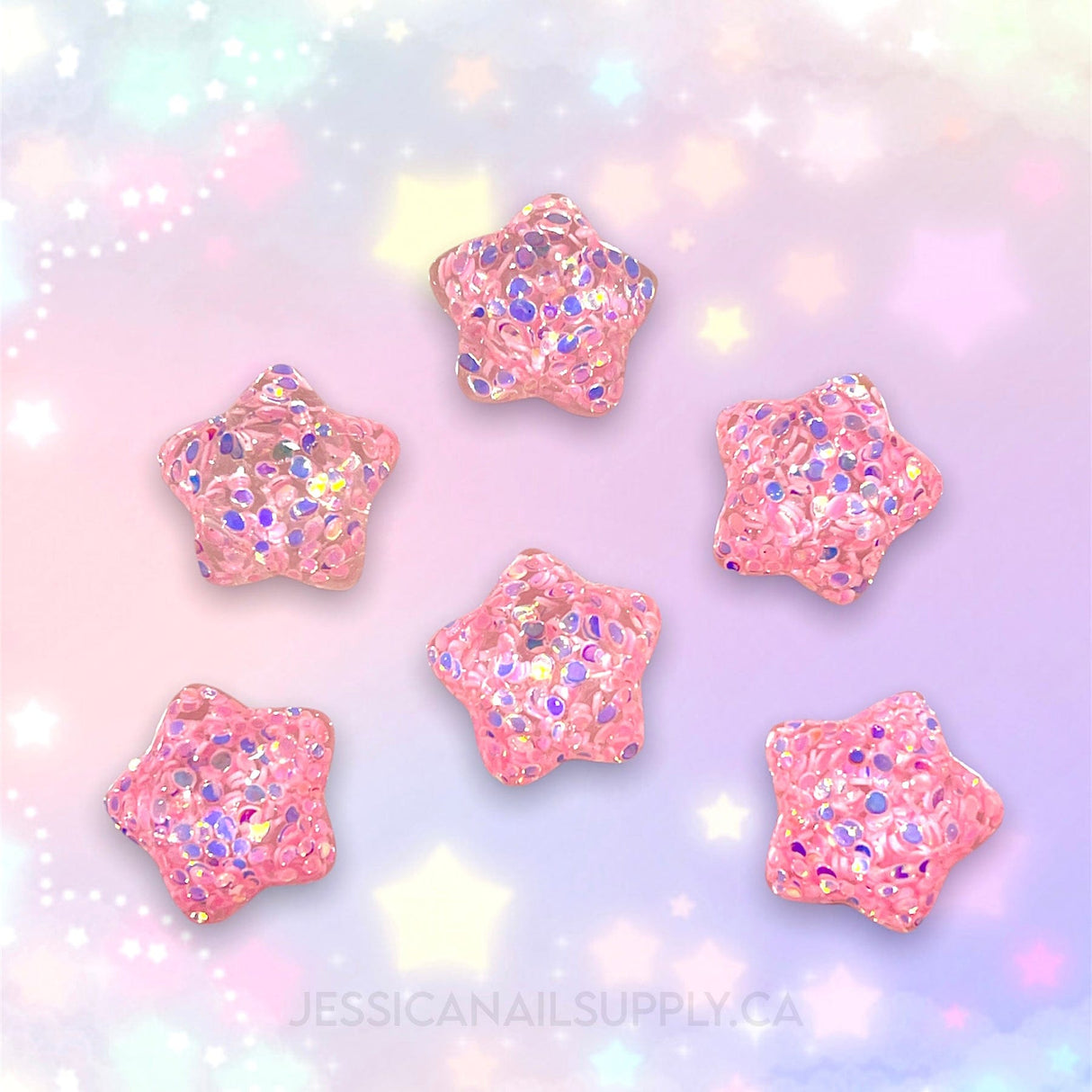 JNBS KAWAII Resin Glitter Pink Cute (3 Styles)