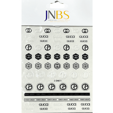 JNBS Designer Nail Sticker Transparent Clear (Choose your style 2)