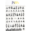 JNBS Nail Sticker 3D Flame