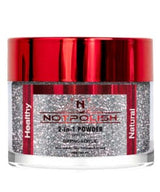 NOTPOLISH 2-in-1 Powder - M27 Silver Star - Jessica Nail & Beauty Supply - Canada Nail Beauty Supply - Acrylic & Dipping Powders