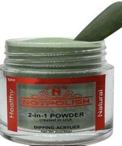 NOTPOLISH 2-in-1 Powder - M69 Green Envy - Jessica Nail & Beauty Supply - Canada Nail Beauty Supply - Acrylic & Dipping Powders
