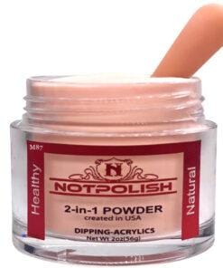 NOTPOLISH 2-in-1 Powder - M87 Coral Pink - Jessica Nail & Beauty Supply - Canada Nail Beauty Supply - Acrylic & Dipping Powders