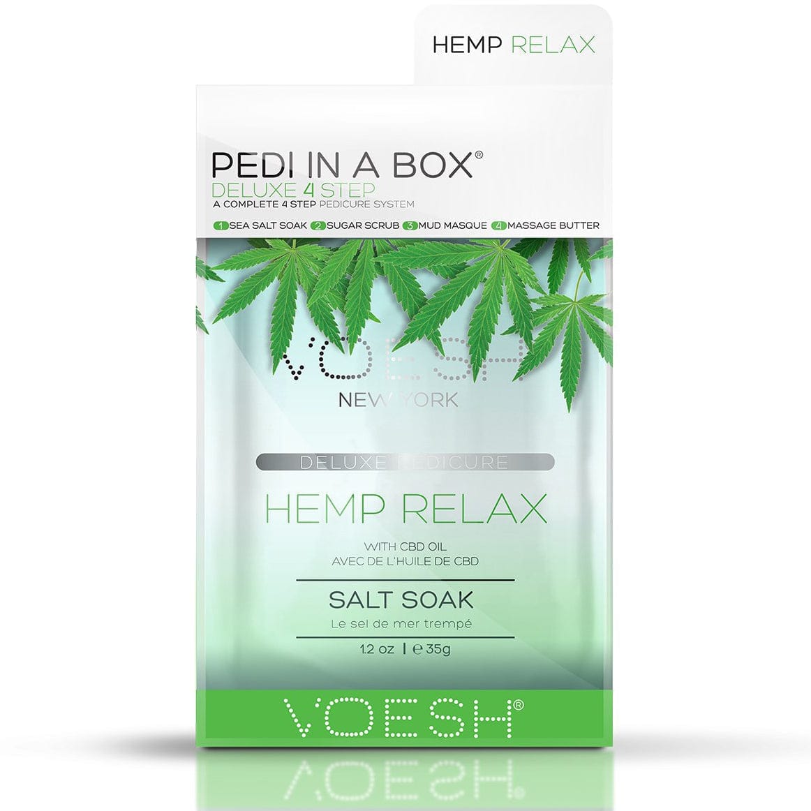 VOESH Pedi In A Box Deluxe 4 Step Hemp Relax